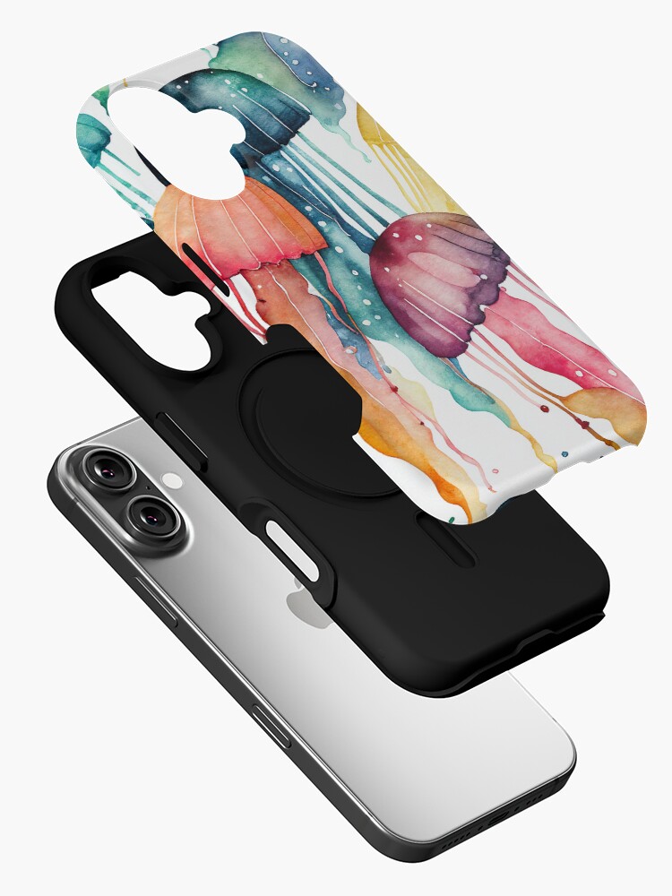Thumbnail 2 of 4, iPhone Case, Ocean Blooms designed and sold by AntelopeOasis.