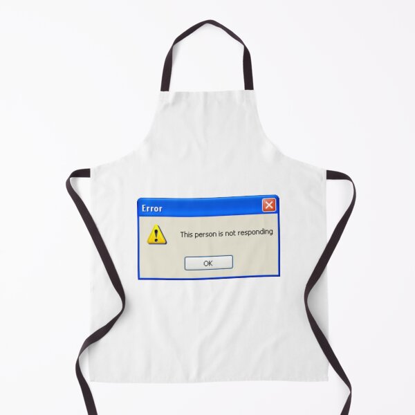 Item preview, Funny windows xp error message "This person is not responding" designed and sold by KaizenGraphics.