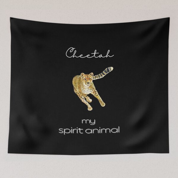 Item preview, Cheetah Totem Spirit Animal Duvet Cover designed and sold by MagicWolfStar.