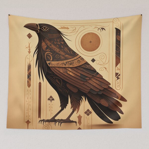 Item preview, Sacred Raven designed and sold by TheArtfulAllie.