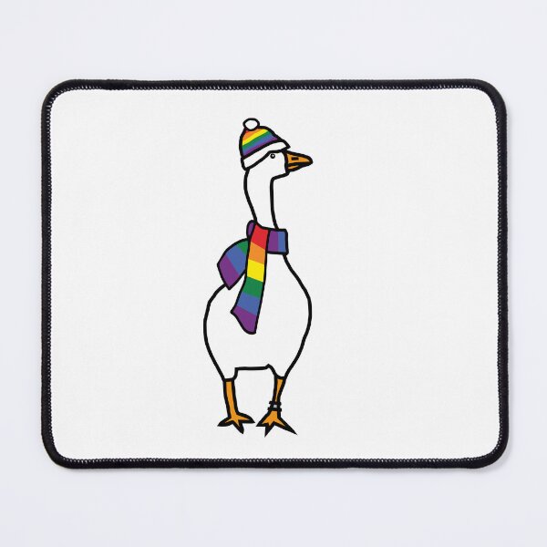 Item preview, Goose and Rainbow Pride Flag Hat and Scarf designed and sold by ellenhenry.