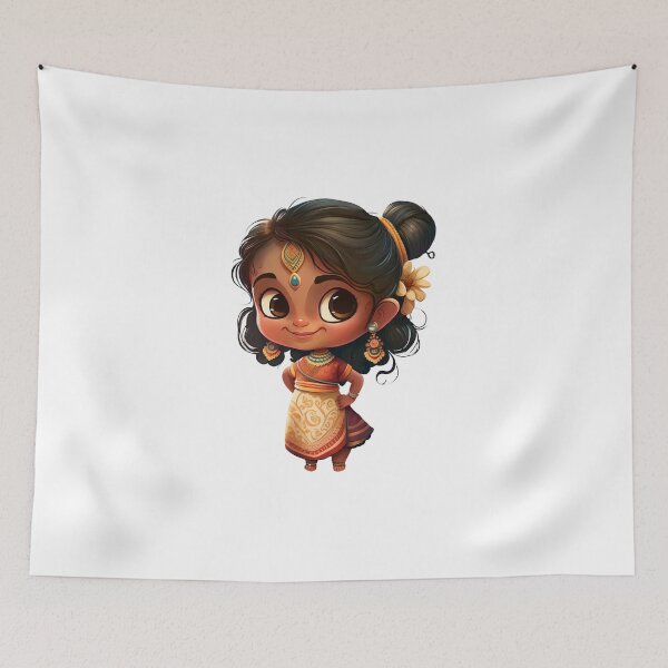 Item preview, Indain Classic Little Girl  designed and sold by addthana.