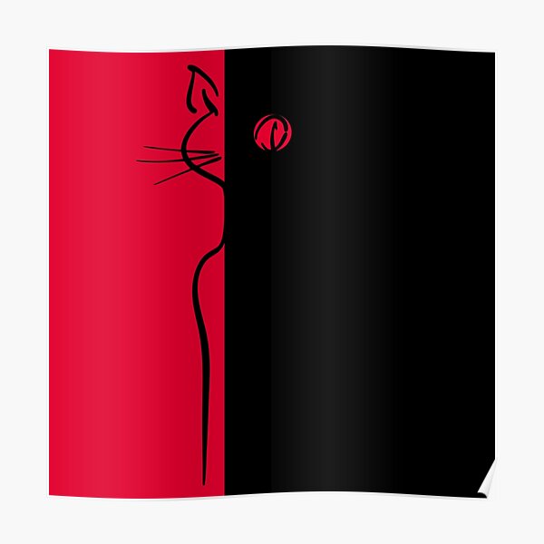 The Black Cat ~ Bohème Poster