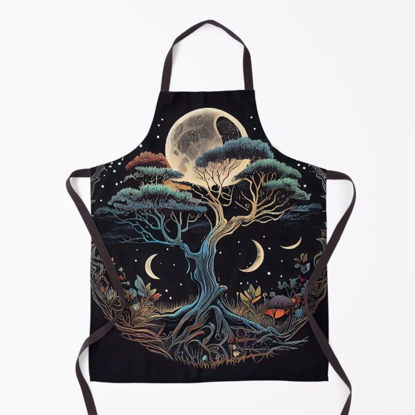 Item preview, Mythical Yggdrasil Tree of Life with Full Moon III designed and sold by Gadgetaliciouss.