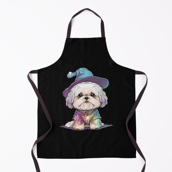 Item preview, Bichon Shih Tzu Dog Wizard Witch Kawaii designed and sold by Leonardo Palumbo.