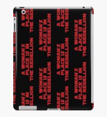Rebellious Women (red, bold) iPad Case/Skin