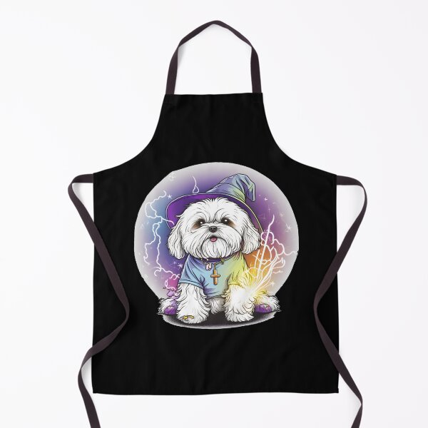 Item preview, Bichon Shih Tzu Dog Wizard Witch Kawaii designed and sold by Leonardo Palumbo.