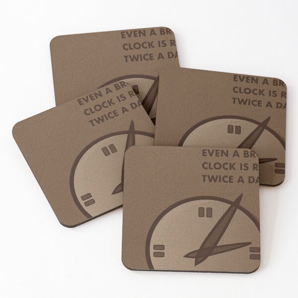 Item preview, Even a broken clock is right twice a day designed and sold by Tyler Christian.