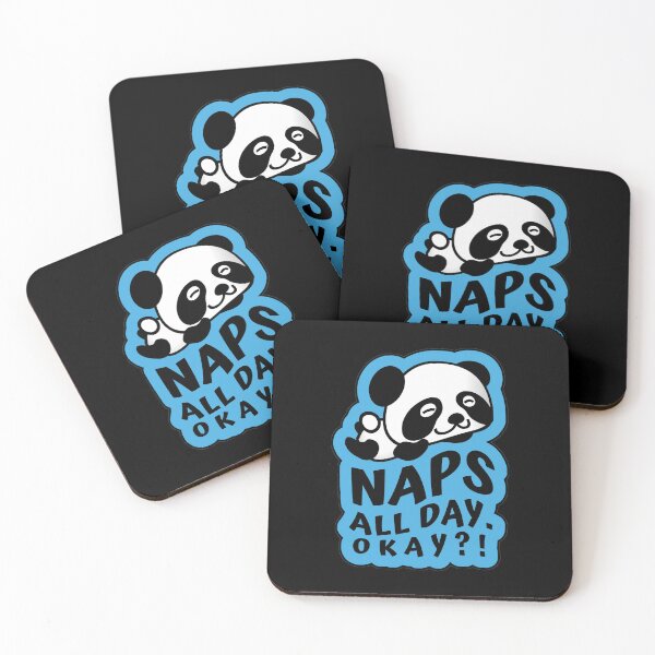 Item preview, Naps All Day Ok?! Funny Sleep Panda Pun designed and sold by ImaginedCo.