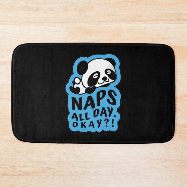 Item preview, Naps All Day Ok?! Funny Sleep Panda Pun designed and sold by ImaginedCo.