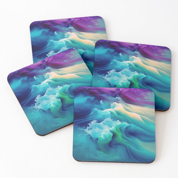 Item preview, Pretty Rainbow Waves designed and sold by TheArtfulAllie.