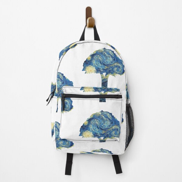 Item preview, Real Flower Art Van Gogh Floral Art Starry Night Nature Tree designed and sold by CandyDroidMerch.