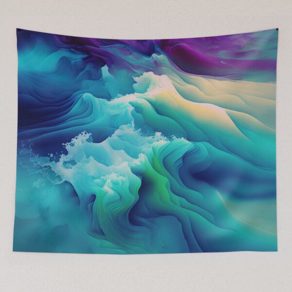 Item preview, Pretty Rainbow Waves designed and sold by TheArtfulAllie.