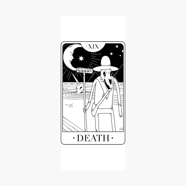 Artikelvorschau, Tarotkarte - Tod entworfen und verkauft von thelastwords.