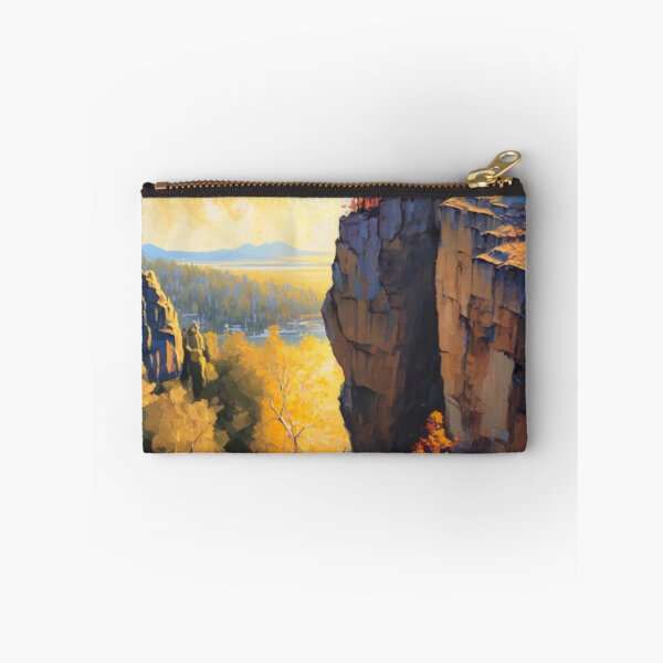Item preview, Vibrant Rocky Cliff Face Print designed and sold by TheArtfulAllie.