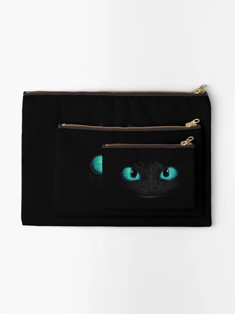 Thumbnail 2 of 4, Zipper Pouch, Toothless designed and sold by RhiCreated.