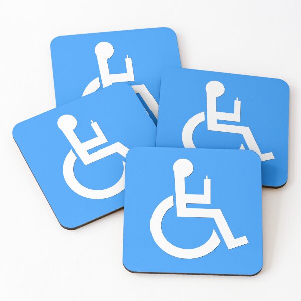 Item preview, Funny Wheelchair Symbol Disability Humor designed and sold by ttuniques.