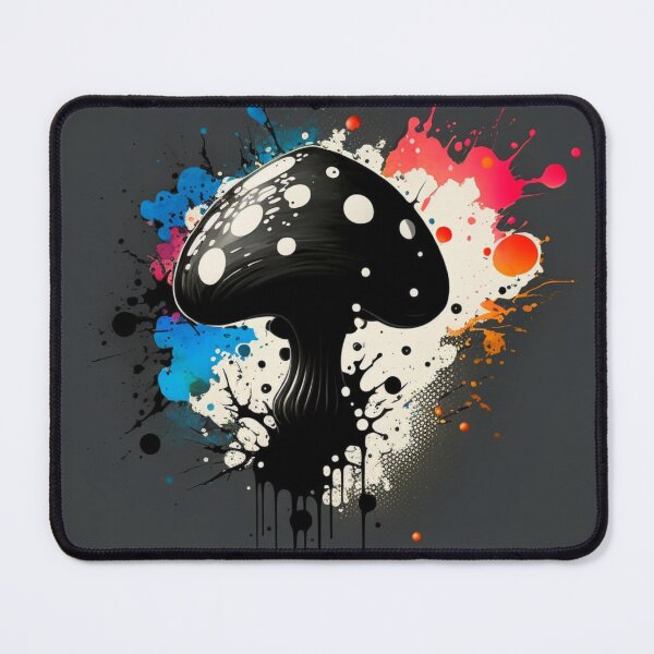 Item preview, Cosmic Mushroom Two Splatter Paint designed and sold by TheArtfulAllie.