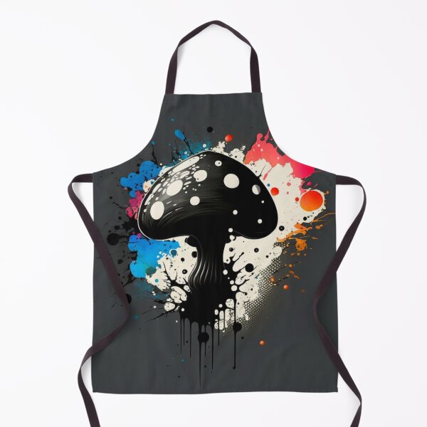 Item preview, Cosmic Mushroom Two Splatter Paint designed and sold by TheArtfulAllie.