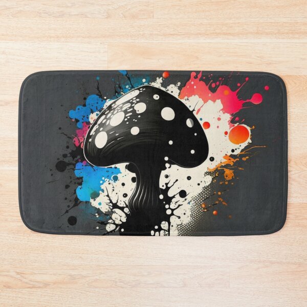 Item preview, Cosmic Mushroom Two Splatter Paint designed and sold by TheArtfulAllie.