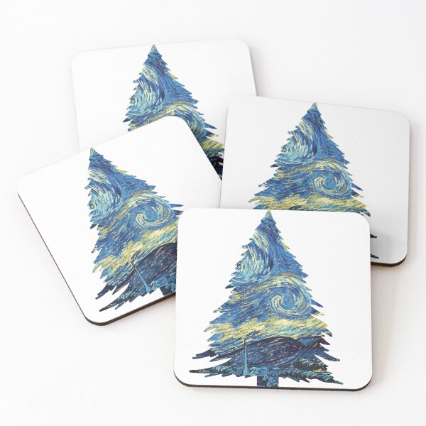 Item preview, Real Flower Art Van Gogh Floral Art Starry Night Nature designed and sold by CandyDroidMerch.
