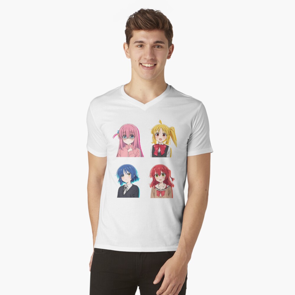 Aperçu de l'œuvre T-shirt col V créée et vendue par Neelam789.