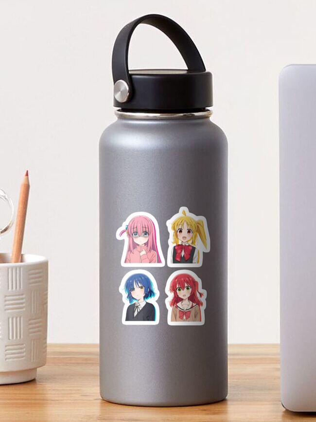 Aperçu 1 sur 3. Sticker avec l'œuvre Pack Bocchi le rocher créée et vendue par Neelam789.