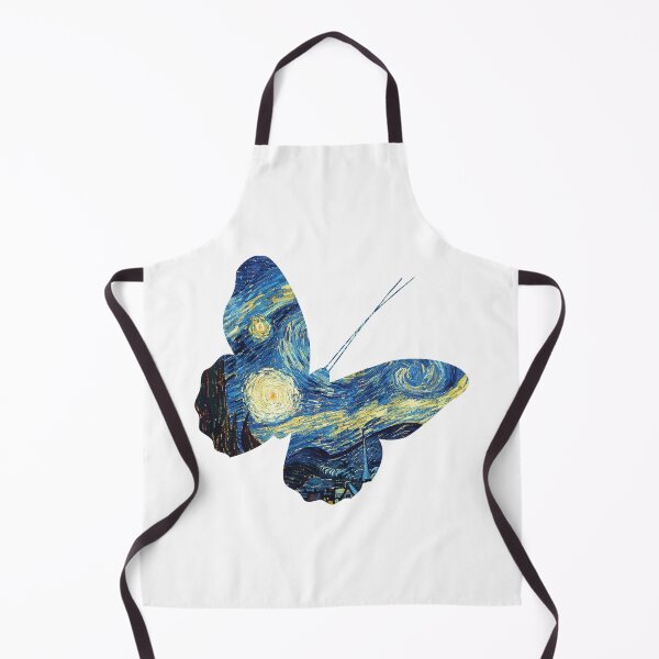 Item preview, Real Flower Art Van Gogh Art Starry Night Nature Butterfly designed and sold by CandyDroidMerch.