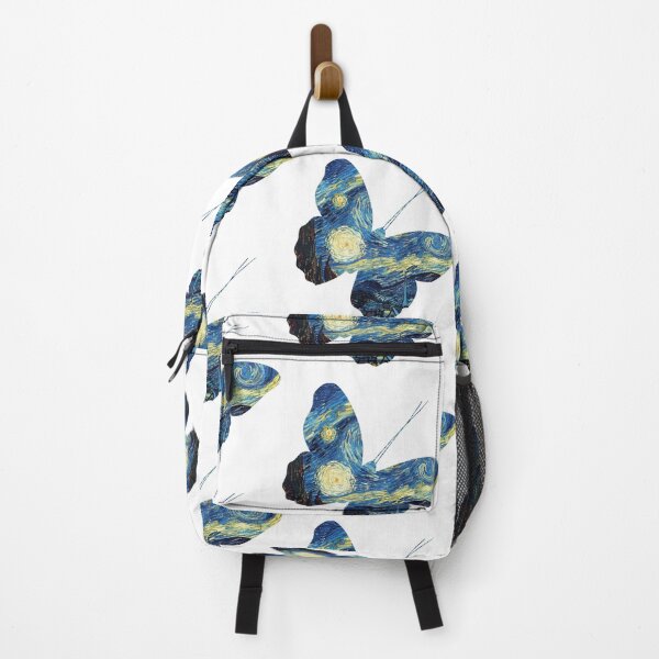 Item preview, Real Flower Art Van Gogh Art Starry Night Nature Butterfly designed and sold by CandyDroidMerch.