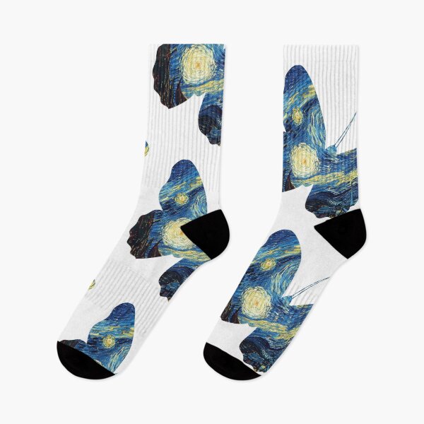 Item preview, Real Flower Art Van Gogh Art Starry Night Nature Butterfly designed and sold by CandyDroidMerch.