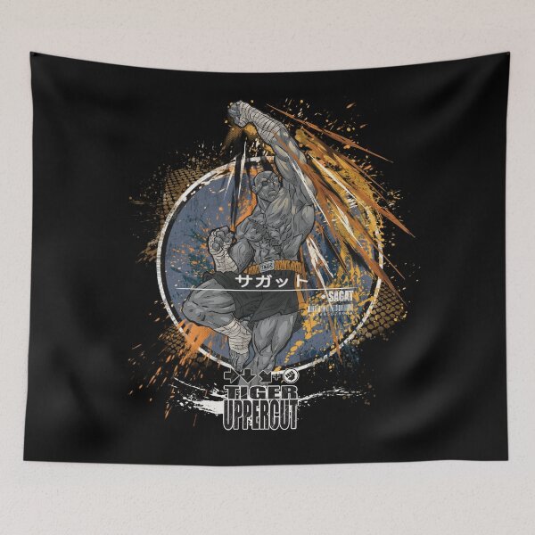 Item preview, TIGER UPPERCUT - BLACK/YELLOW designed and sold by just10blaze.
