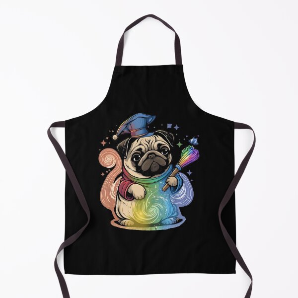 Item preview, Pug Dog Wizard Witch Kawaii designed and sold by Leonardo Palumbo.