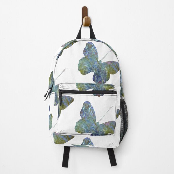 Item preview, Claude Monet Art Water Lillies Nature Butterfly designed and sold by CandyDroidMerch.