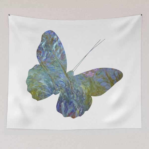 Item preview, Claude Monet Art Water Lillies Nature Butterfly designed and sold by CandyDroidMerch.