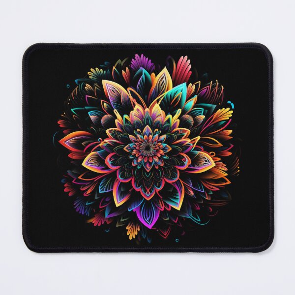 Item preview, Mandala Art, Colorful Symmetrical Flowers Mandala Design designed and sold by digitaldreamHD.