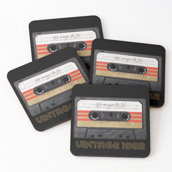 Item preview, Vintage 1982, Compact Cassette, 80’s songs Mix designed and sold by 72artteam.