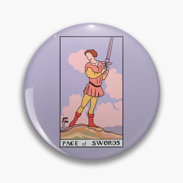 Item preview, Page of Swords designed and sold by RubyGoesBananas.
