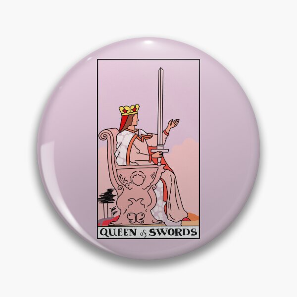 Item preview, Queen of Swords designed and sold by RubyGoesBananas.