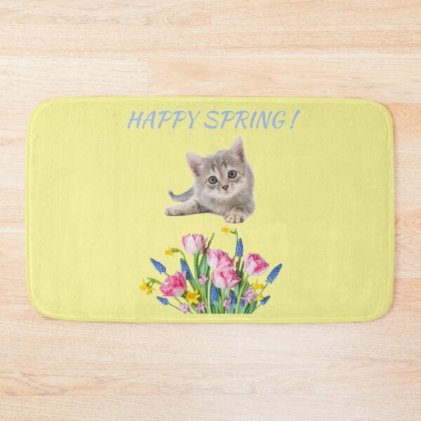 Item preview, HAPPY KITTEN SPRING ! designed and sold by TechLaughs.