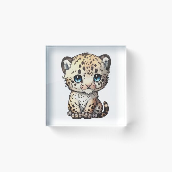 Item preview, Baby Snow Leopard designed and sold by wildlifezen.