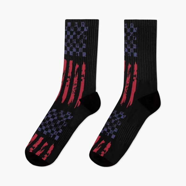 Item preview, American Flag chess retro sunset 2 designed and sold by VectorPower.