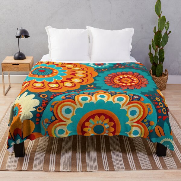 Item preview, Colorful Hippie 70s Flower Power Pattern XI designed and sold by Gadgetaliciouss.