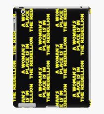Rebellious Women (yellow, bold) iPad Case/Skin