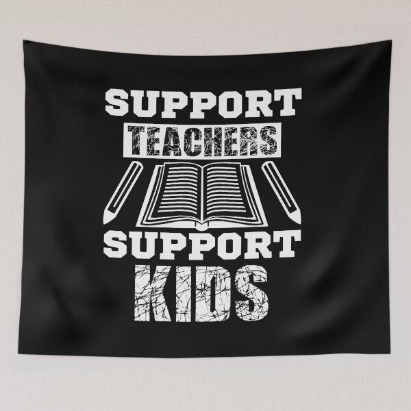Item preview, SUPPORT TEACHERS SUPPORT KIDS designed and sold by SticerOcean.