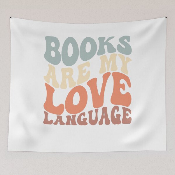 Item preview, Books are my love language designed and sold by Ralu04.