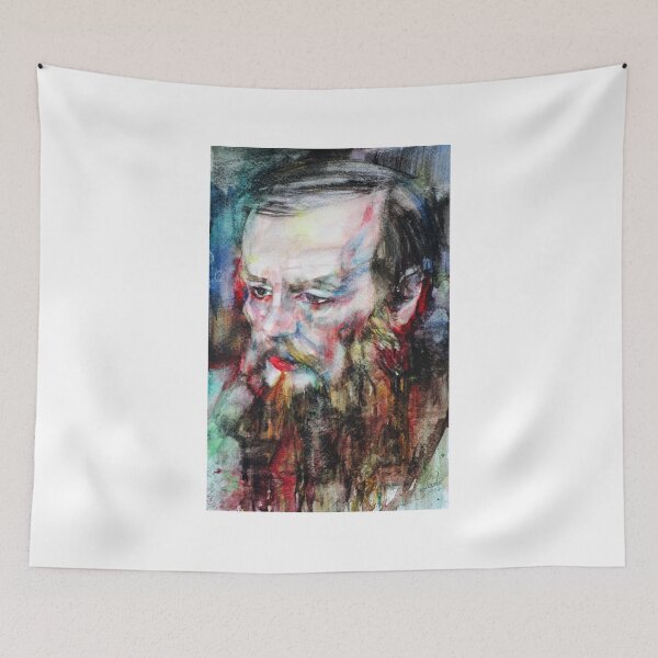 Item preview, FYODOR DOSTOEVSKY - watercolor portrait.7 designed and sold by lautir.