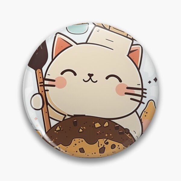 Item preview, Cute Cheff cat cartoon designed and sold by moncrath.