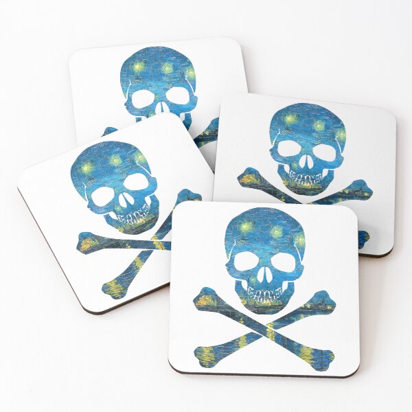 Item preview, Skull x Vincent Van Gogh 3 designed and sold by Majo Art ✦ Digital Artist .