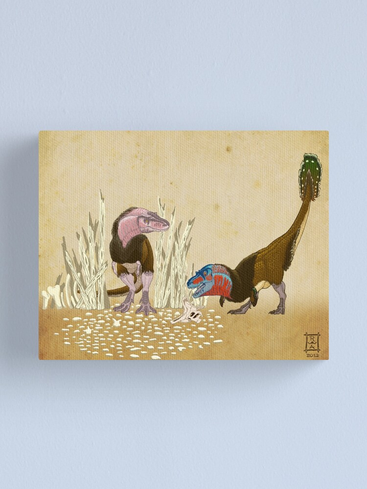 Alternate view of Lesser Bowertyrant (Gorgosaurus libratus) Canvas Print