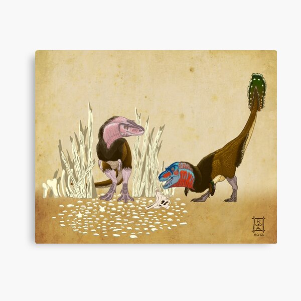 Lesser Bowertyrant (Gorgosaurus libratus) Canvas Print